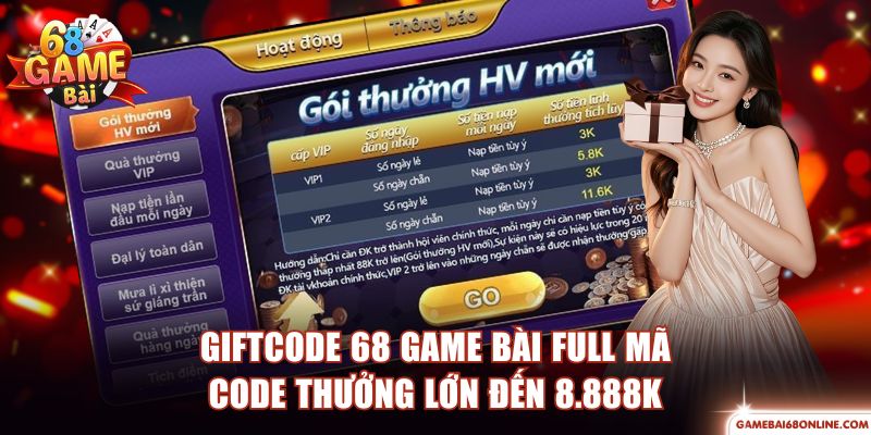 GiftCode 68 game bài