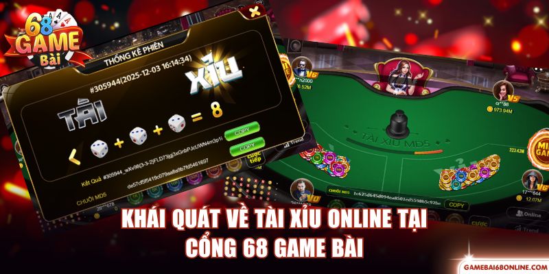 Tài Xỉu 68 Game Bài 1 Ăn 180 Liên Tục Thắng Đậm Mỗi Ngày Khái quát về Tài Xỉu online tại 68 Game Bài